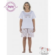 Pijama Feminino - Bermuda